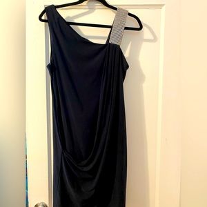 Navy Sequin Cocktail Dress 16